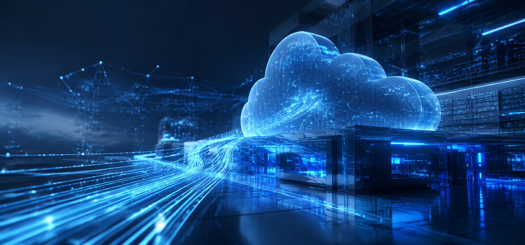 Secure cloud infrastructure with connected data streams
